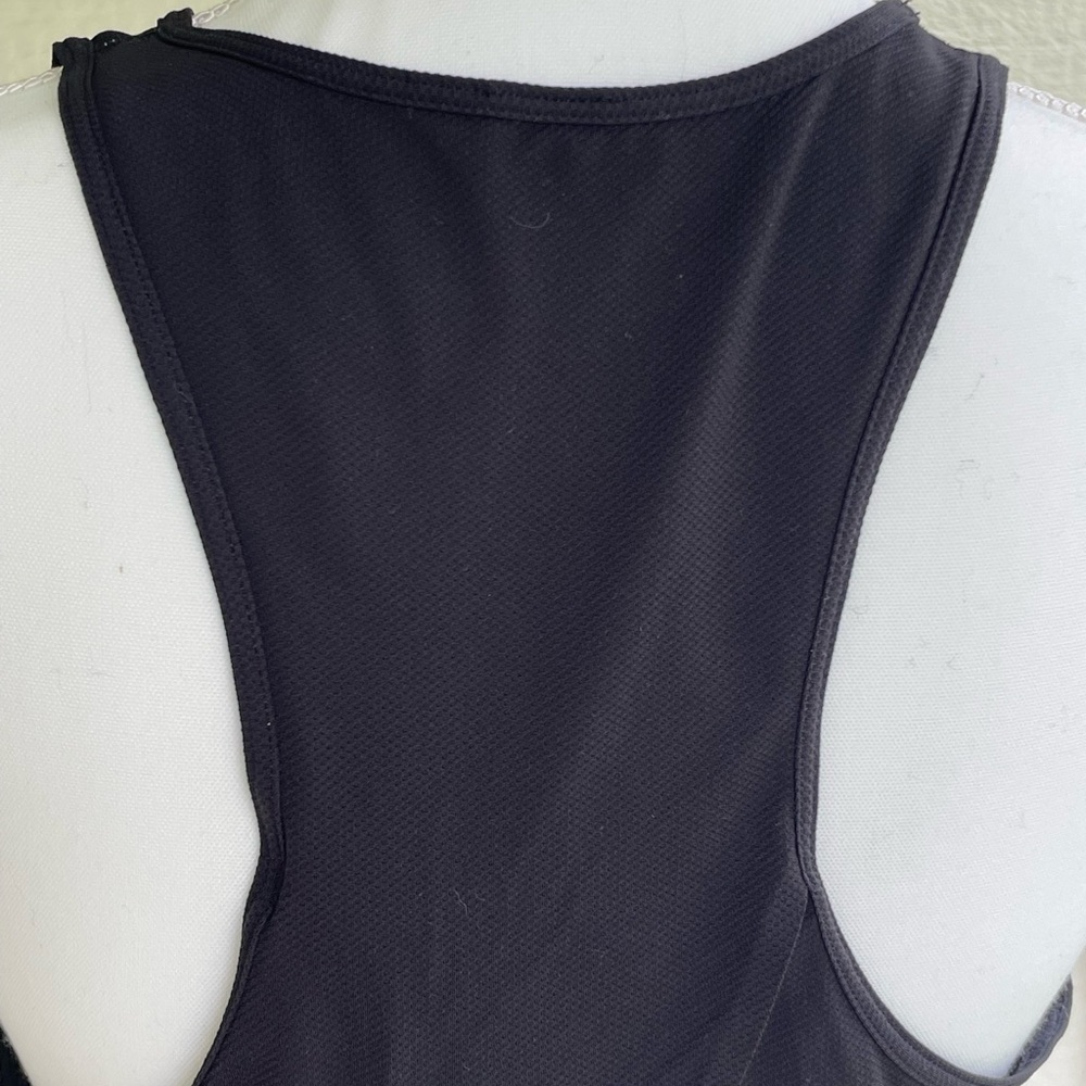 Lululemon Athletica Jet Black Tank Top, with Cross Open Back. Lightweight - Picture 13 of 13